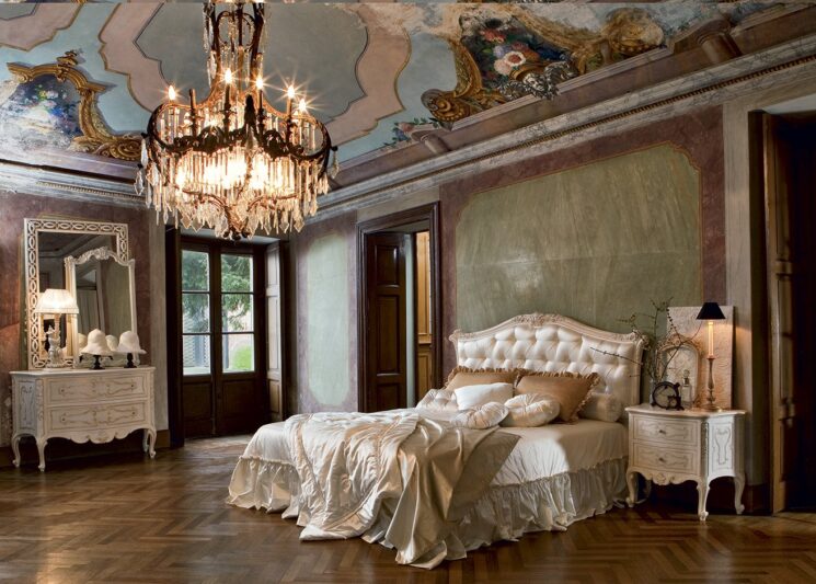 Testata letto borghese - capitonné